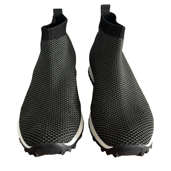 Jimmy Choo Men’s Norway FlyKnit Black Gray Pull on Sneakers size 42/US 9 - Picture 3 of 11